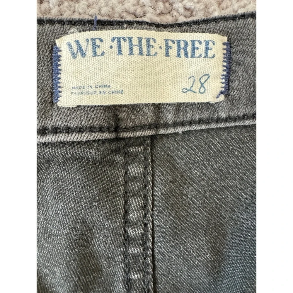 WE THE FREE Womens Gray Flared Bell Bottom Jeans Size 28 - Picture 4 of 4